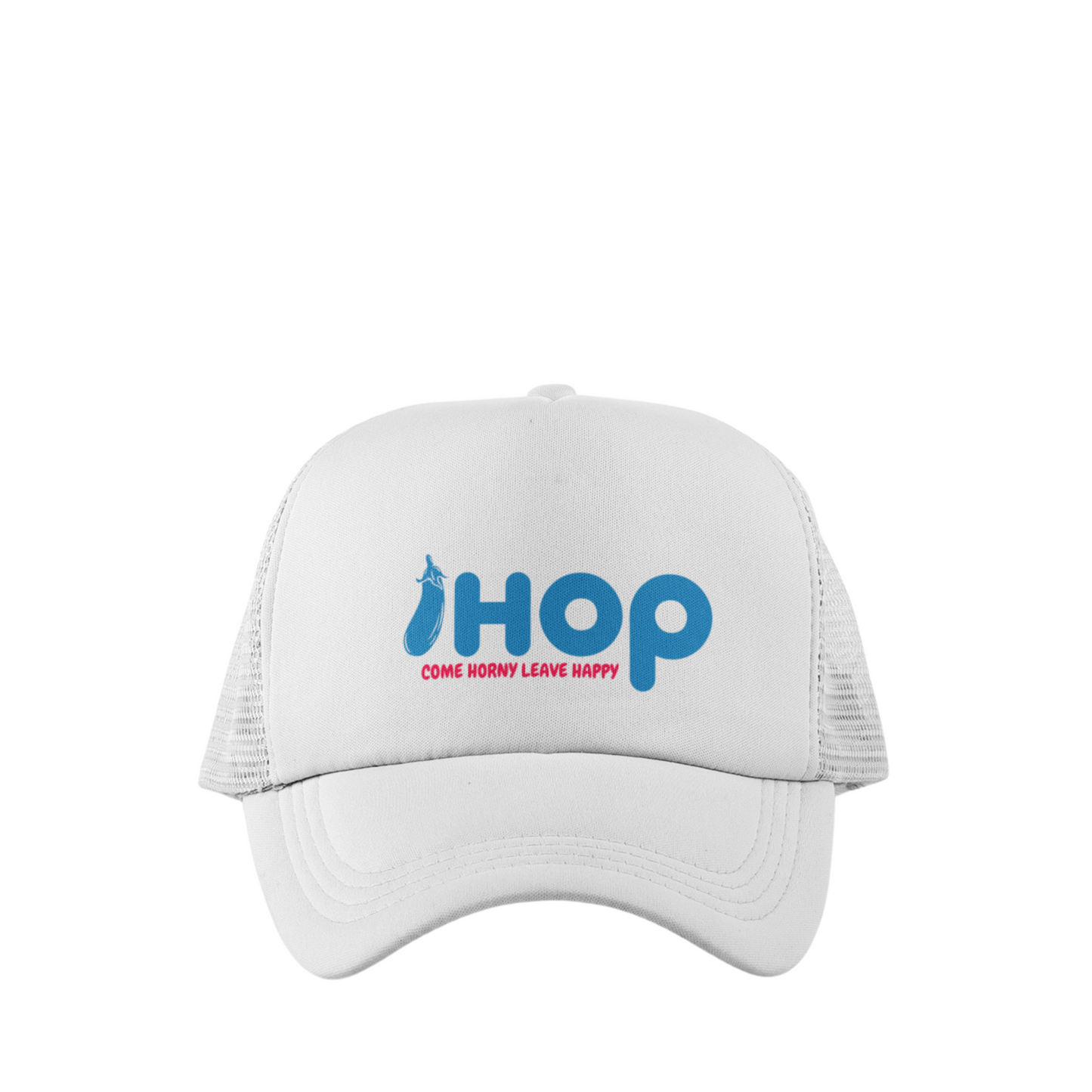 COME HORNY LEAVE HAPPY TRUCKER