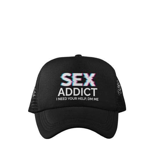SEX ADDICT TRUCKER HAT