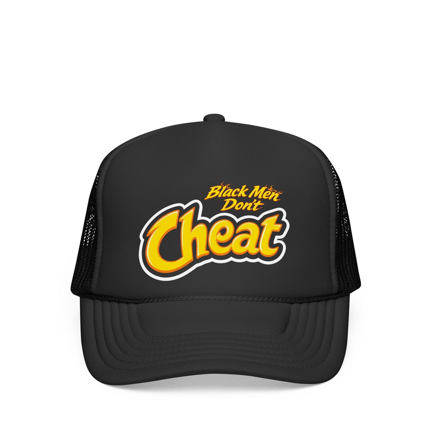 BLACK MEN DON'T CHEAT TRUCKER HAT