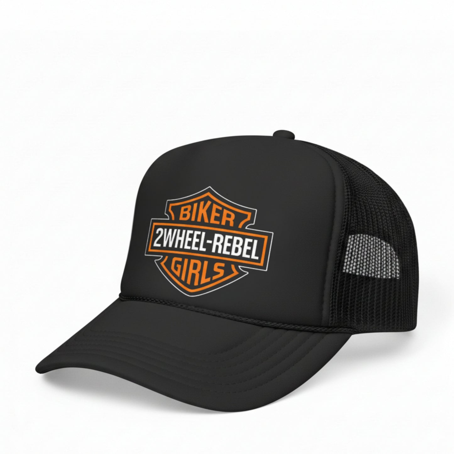 2WHEEL REBEL TRUCKER HAT