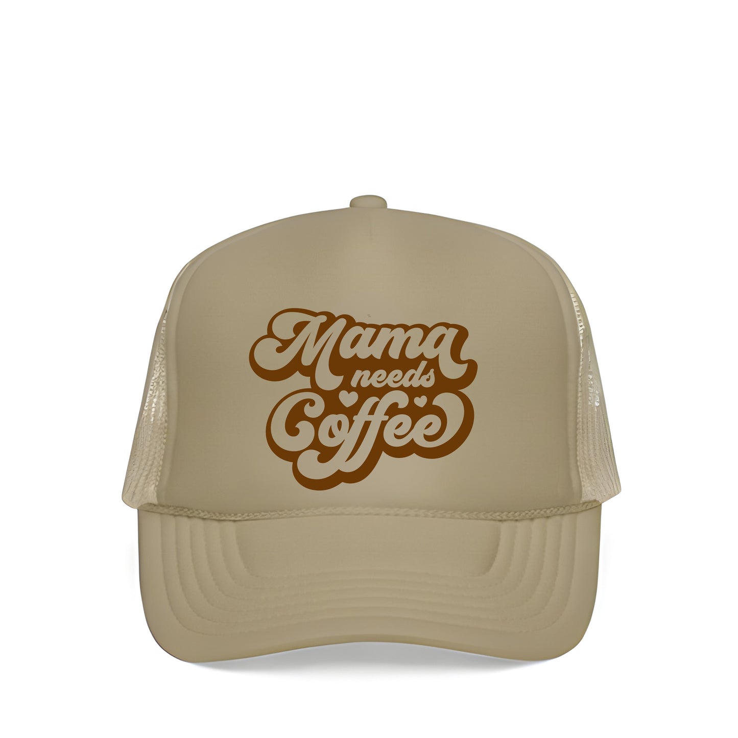 MAMA NEEDS COFFEE TRUCKER HAT