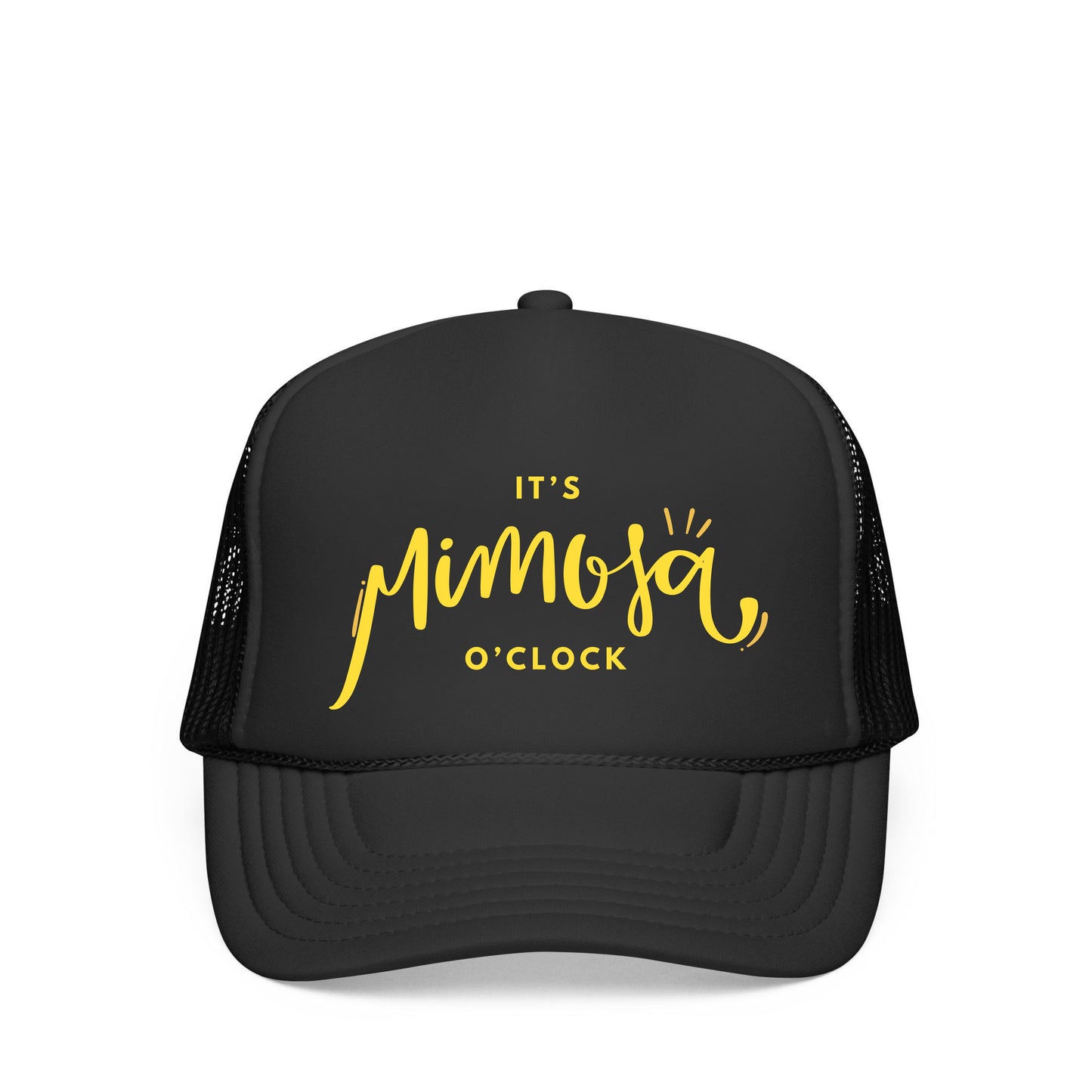 IT'S MIMOSA O'CLOCK TRUCKER HAT