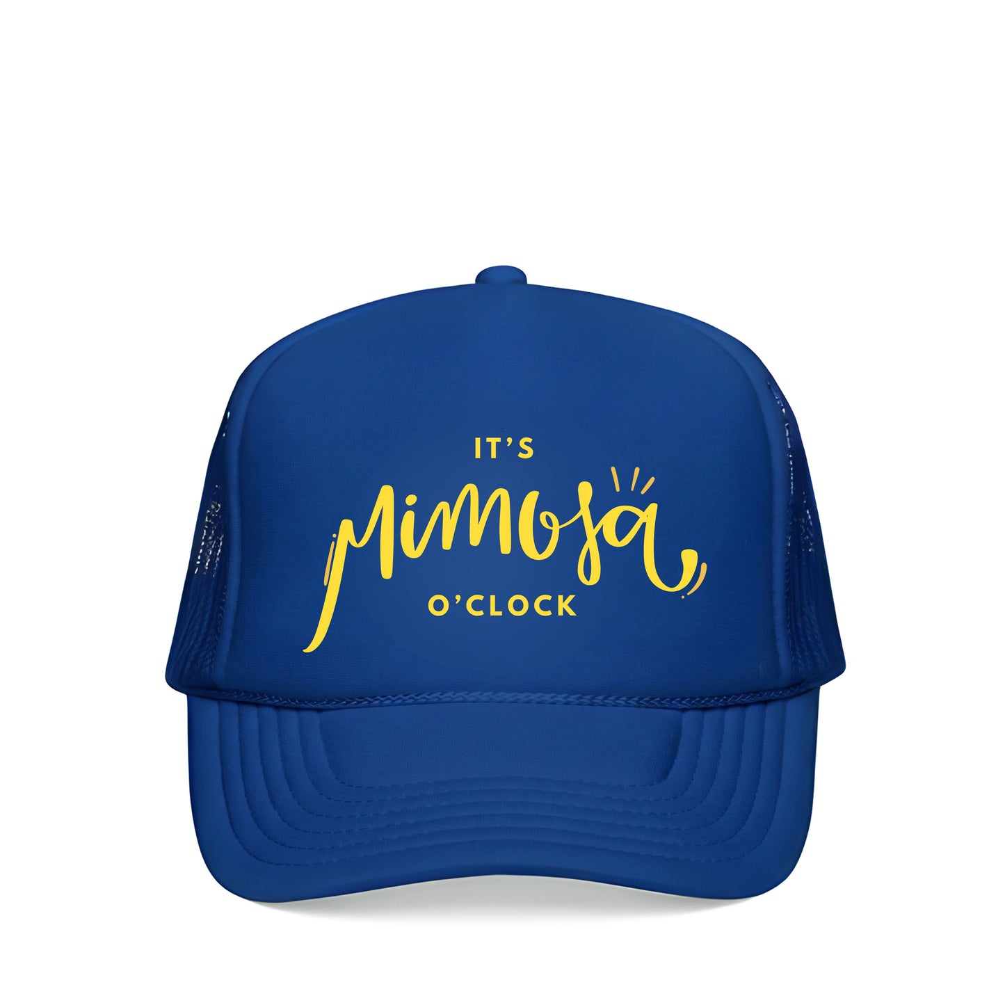 IT'S MIMOSA O'CLOCK TRUCKER HAT