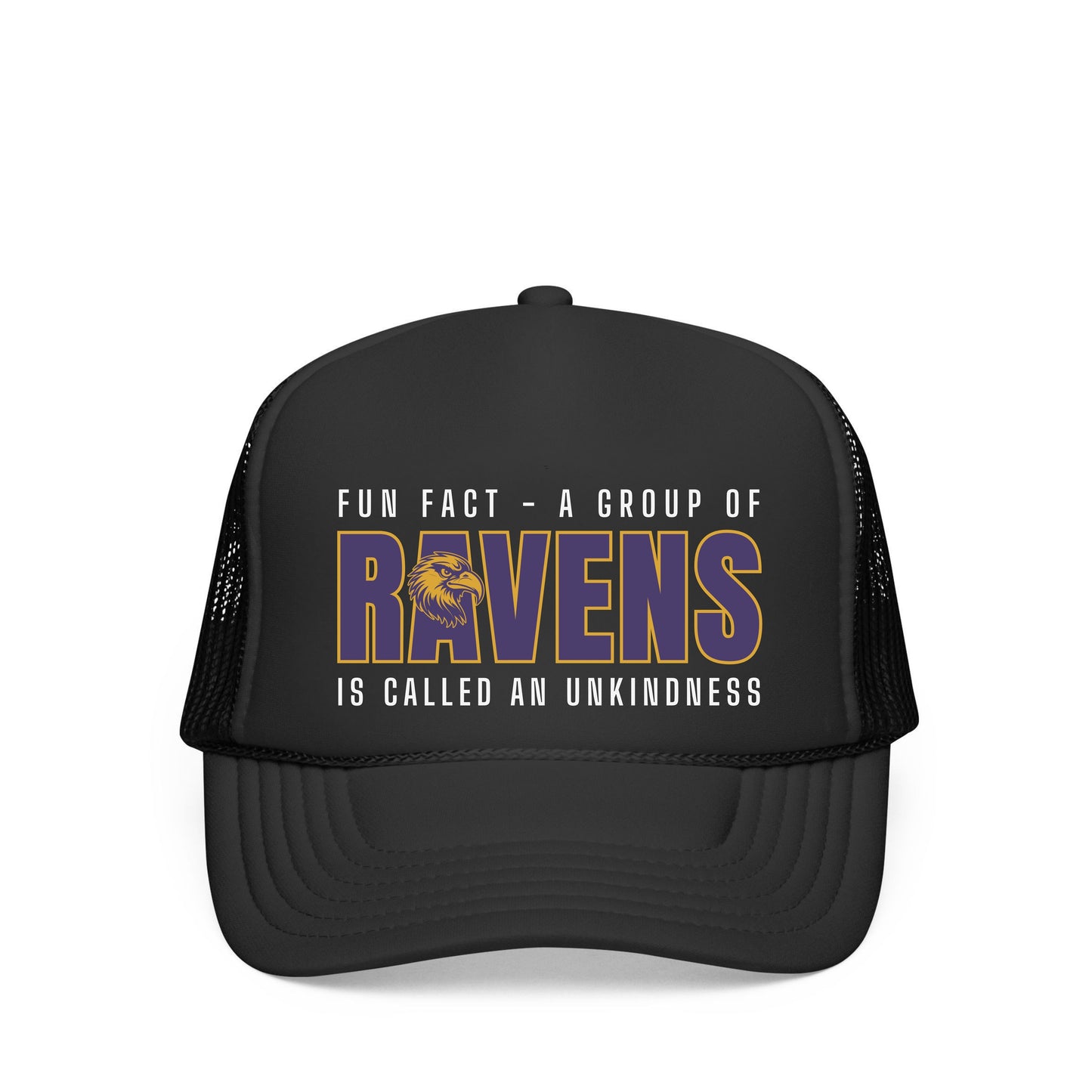 FUN FACT ABOUT RAVENS TRUCKER HAT