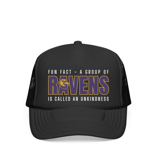FUN FACT ABOUT RAVENS TRUCKER HAT