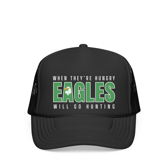 EAGLES GO HUNTING TRUCKER HAT