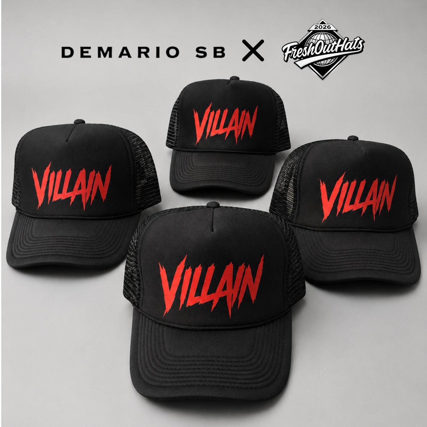 'VILLAIN' TRUCKER HAT