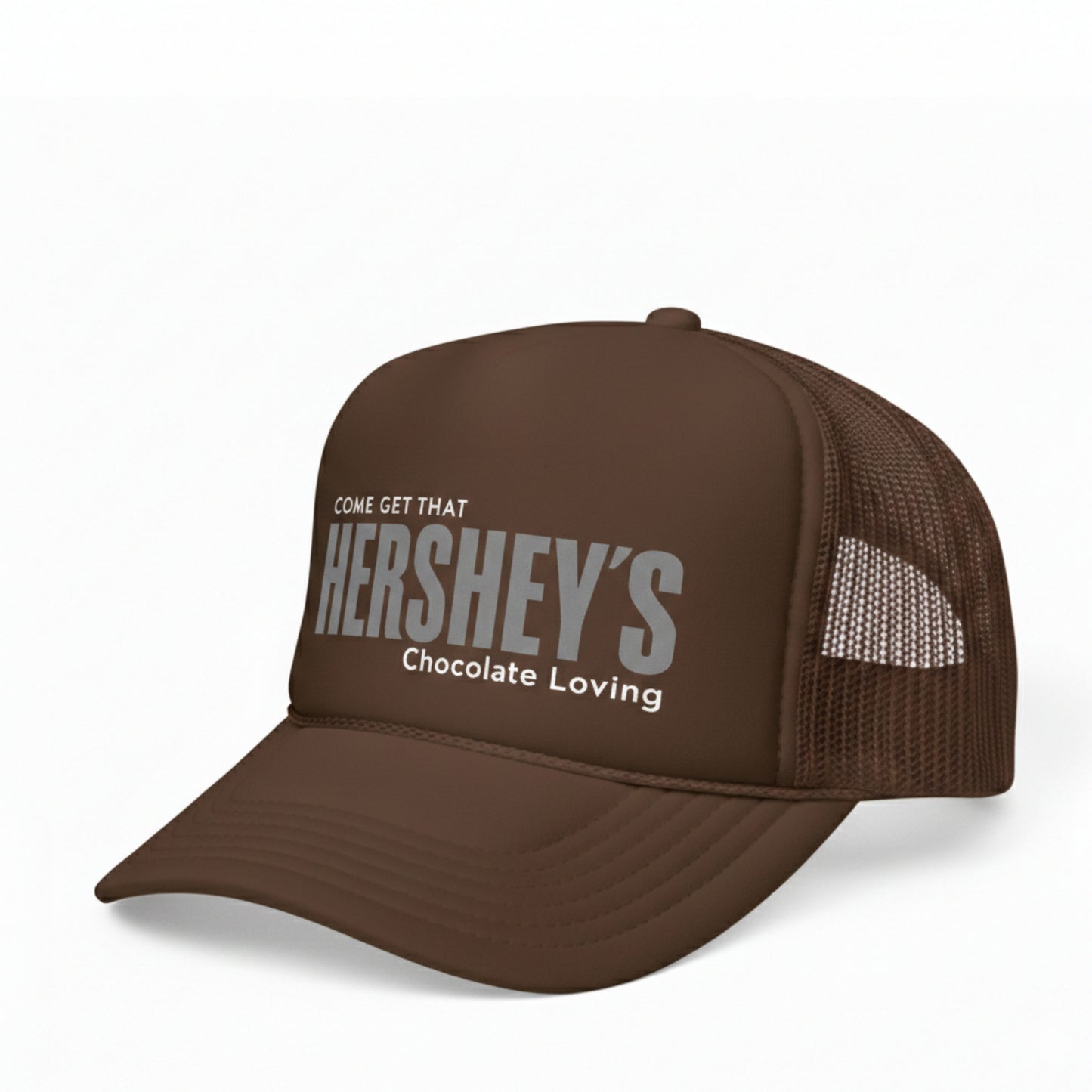 CHOCOLATE LOVING TRUCKER HAT