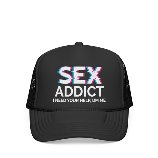 SEX ADDICT TRUCKER HAT