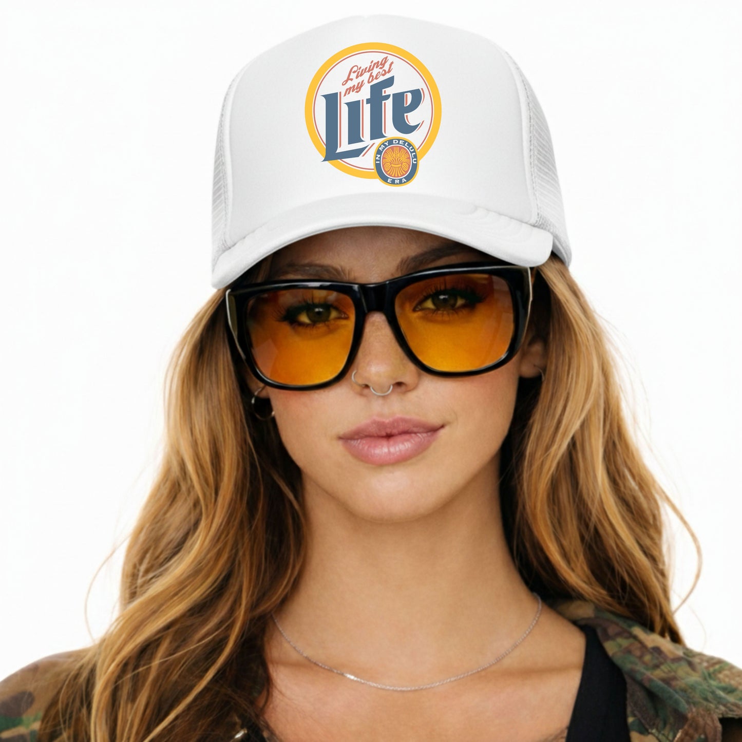 LIVING MY BEST LIFE TRUCKER