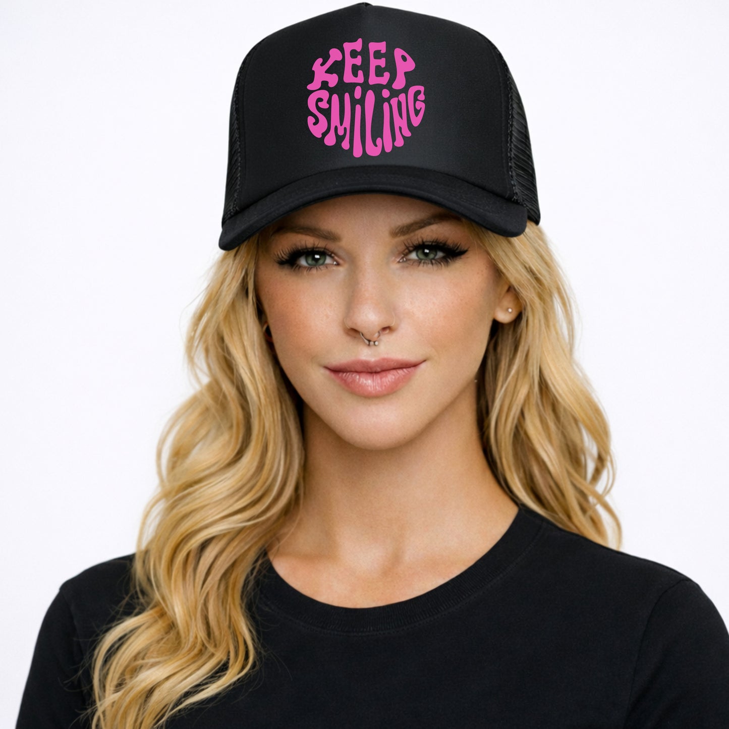 KEEP SMILING TRUCKER