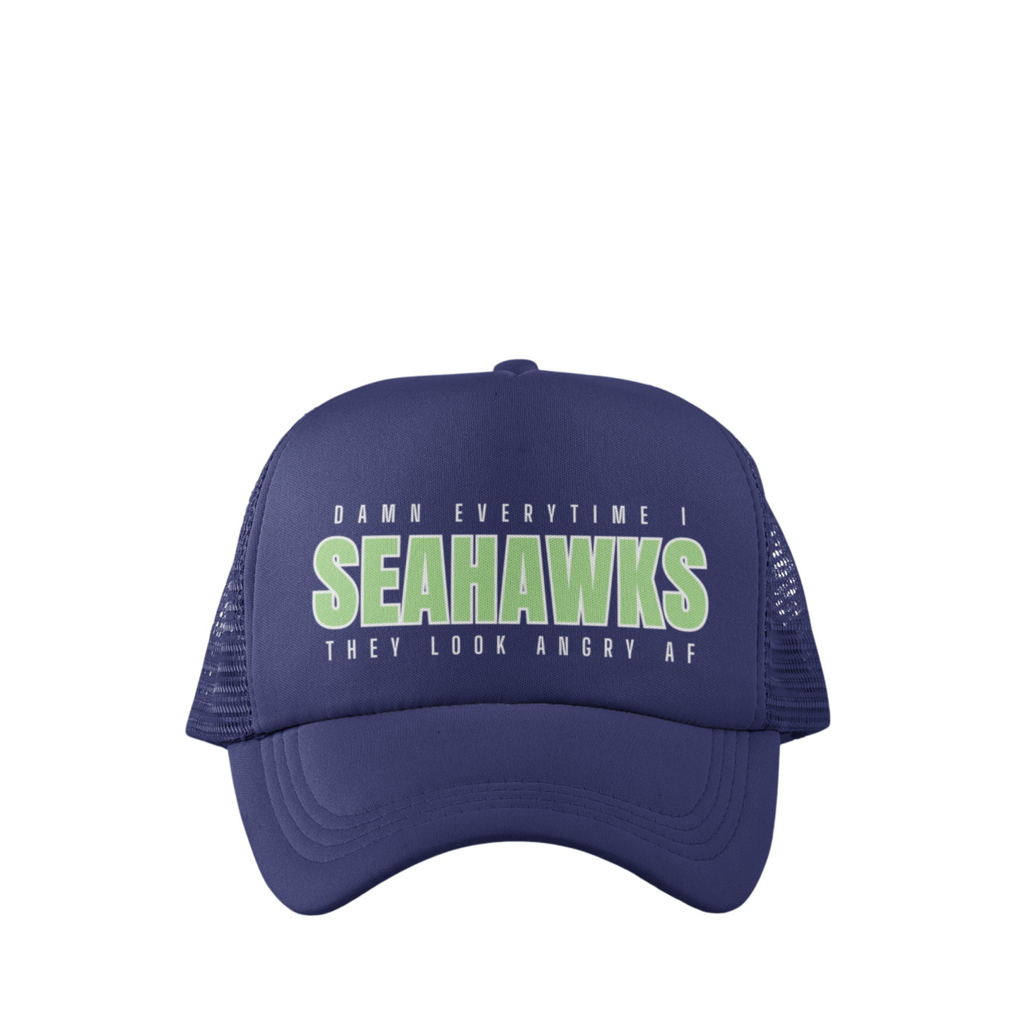 ANGRY SEAHAWKS TRUCKER HAT